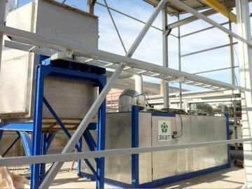 Термокаталитическая установка УТК-2000 во взрывозащищённом исполнении, оснащённая МХС